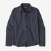 Patagonia Men`s Long-sleeved Lightweight Fjord Flannel Shirt Smolder Blue