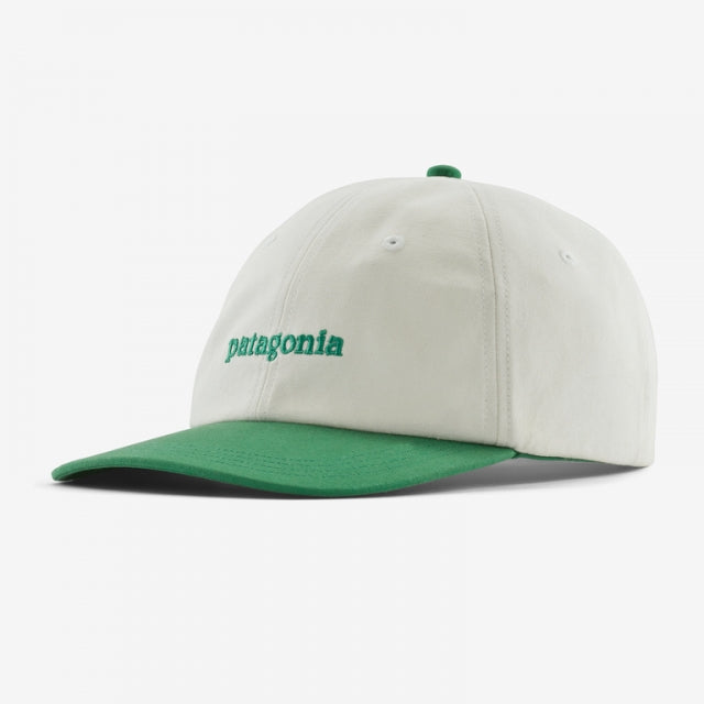 Patagonia Fitz Roy Icon Trad Cap Text Logo: Gather Green