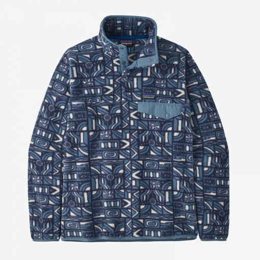 Patagonia Men`s Lw Synch Snap-t P/o New Visions: New Navy