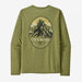 Patagonia Men`s Long-sleeved Cap Cool Daily Graphic Shirt - Lands Chouinard Crest: Buckhorn Green X-Dye