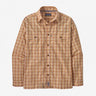 Patagonia Men`s Long Sleeve Island Hopper Shirt Mirrored: Golden Caramel