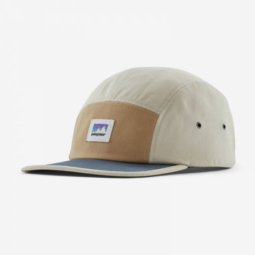 Patagonia Graphic Maclure Hat Shop Sticker: Classic Tan