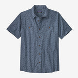 Patagonia Men`s Back Step Shirt Tiny Islands: Utility Blue