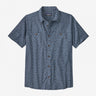 Patagonia Men`s Back Step Shirt Tiny Islands: Utility Blue