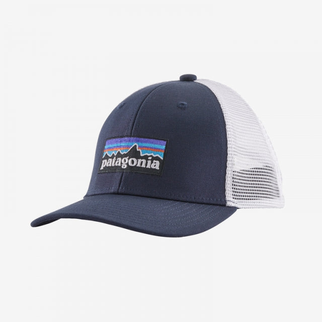 Patagonia Kids' Trucker Hat P-6 Logo: Navy Blue