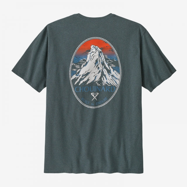 Patagonia Men`s Chouinard Crest Pocket Responsibili-tee Nouveau Green