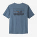 Patagonia Men`s Cap Cool Daily Graphic Shirt 73 Skyline: Utility Blue X-Dye