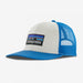 Patagonia P-6 Logo Trucker Hat White/Vessel Blue