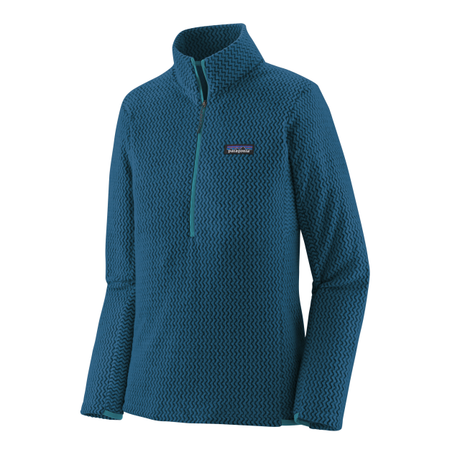 Patagonia Women's R1 Air Zip-neck Lagom blue