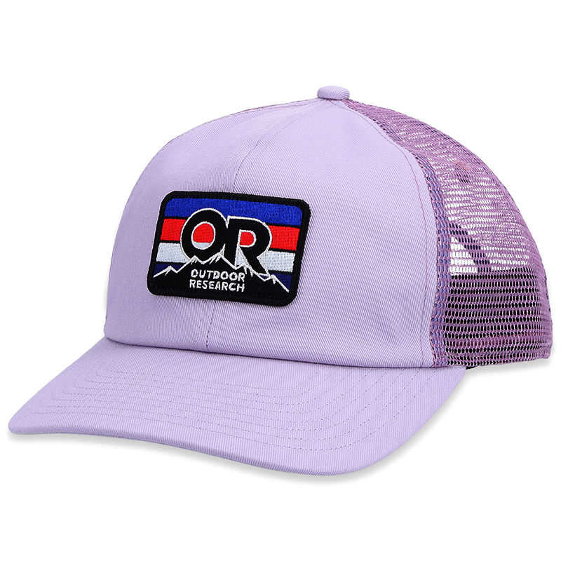 Outdoor Research Girl's Advocate Stripe Trucker Cap Lavender