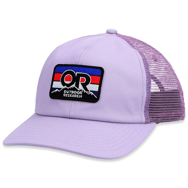 Outdoor Research Girl's Advocate Stripe Trucker Cap Lavender