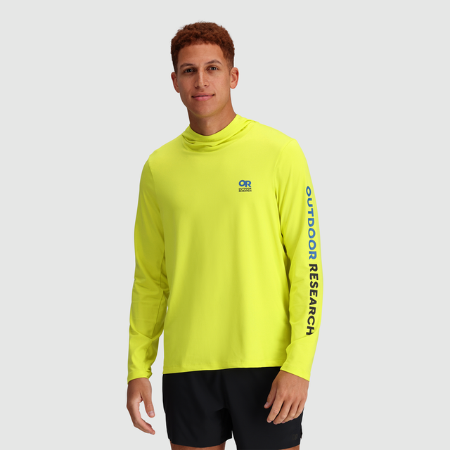 Outdoor Research Men's ActiveIce Spectrum Sun Hoodie, Graphic Sulphur