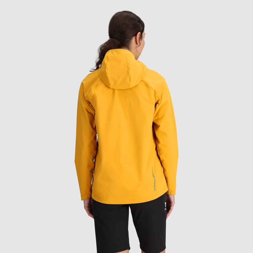 Outdoor Research Women's Freewheel Half-Zip Hoodie - Caramel Caramel