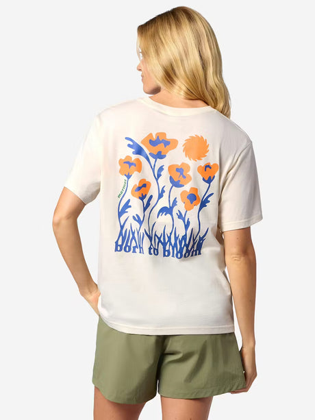 Marmot Womens Born To Bloom Short Sleeve Tee Pearl