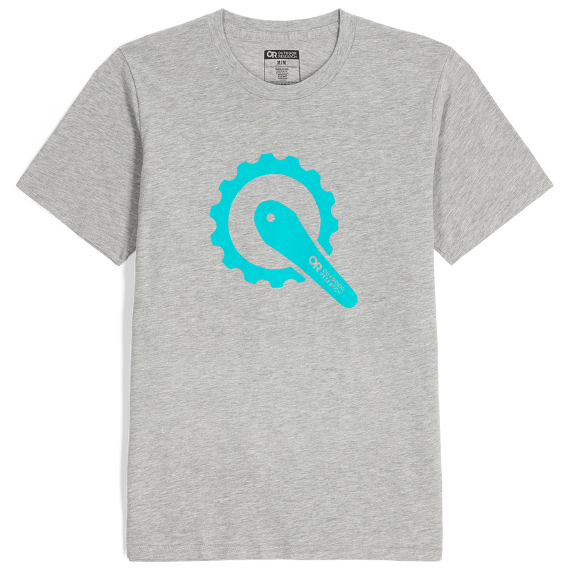 Outdoor Research Unisex OR Cranky Logo T-Shirt - Grey Heather Grey Heather