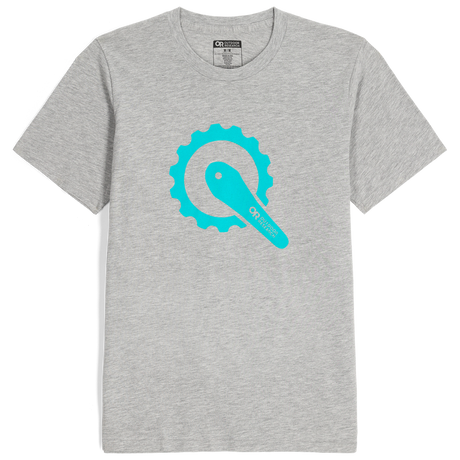 Outdoor Research Unisex OR Cranky Logo T-Shirt - Grey Heather Grey Heather