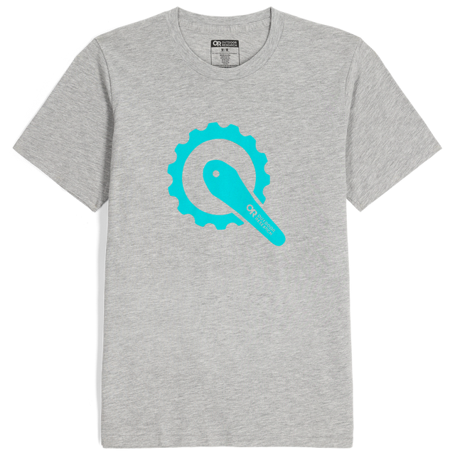 Outdoor Research Unisex OR Cranky Logo T-Shirt - Grey Heather Grey Heather