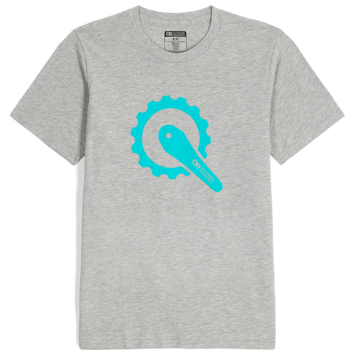 Outdoor Research Unisex OR Cranky Logo T-Shirt - Grey Heather Grey Heather