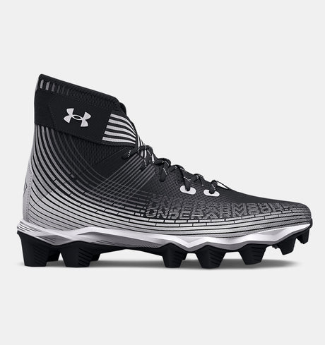 Under Armour Men's UA Highlight Franchise Football Cleats Black white