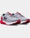 Under Armour Kids' Grade School UA Charged Rogue 3 Running Shoe - Mod Gray/Red/Black Mod Gray/Red/Black