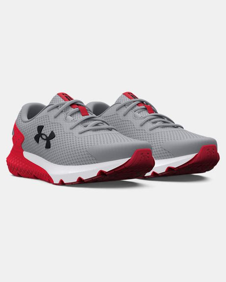 Under Armour Kids' Pre-School UA Rogue 3 AL Running Shoe - Mod Gray/Red/Black Mod Gray/Red/Black