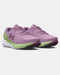 Under Armour Kids' Grade School UA Charged Rogue 3 Running Shoe - Fresh Orchid/Lumos Lime/Misty Purple Fresh Orchid/Lumos Lime/Misty Purple