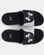 Under Armour Men's UA Ignite 7 Pro Slide Sandal - Black/White/Black Black/White/Black