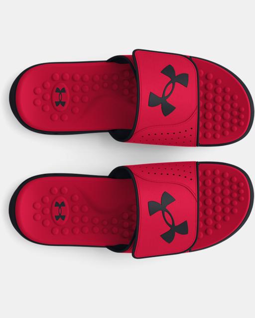 Under Armour Men's UA Ignite 7 Pro Slide Sandal - Red/Black Red/Black