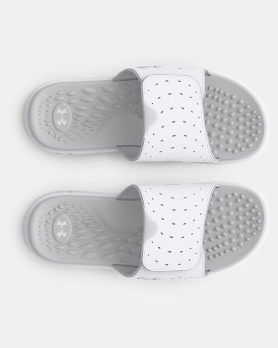 Under Armour Women's UA Ignite 7 Pro Slide Sandal - White/Halo Gray White/Halo Gray