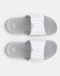 Under Armour Women's UA Ignite 7 Pro Slide Sandal - White/Halo Gray White/Halo Gray