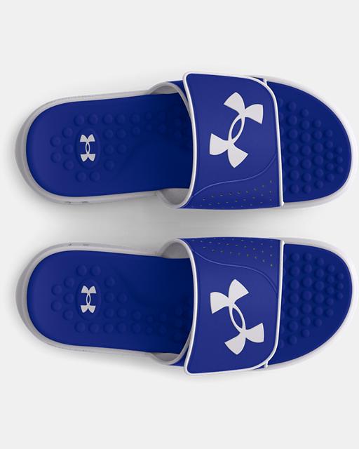 Under Armour Kids' UA Ignite 7 Pro Slide Sandal - Royal/White Royal/White