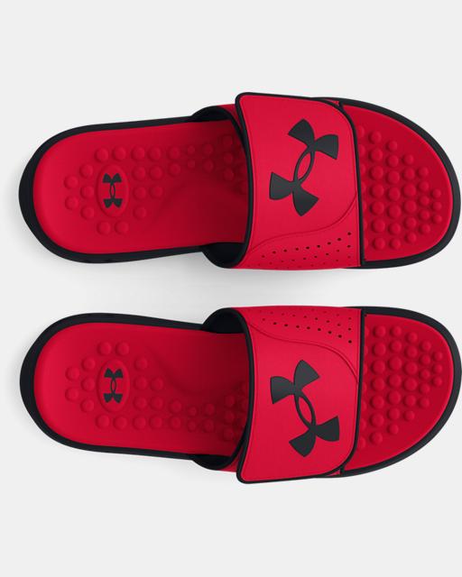 Under Armour Kids' UA Ignite 7 Pro Slide Sandal - Red/Black Red/Black