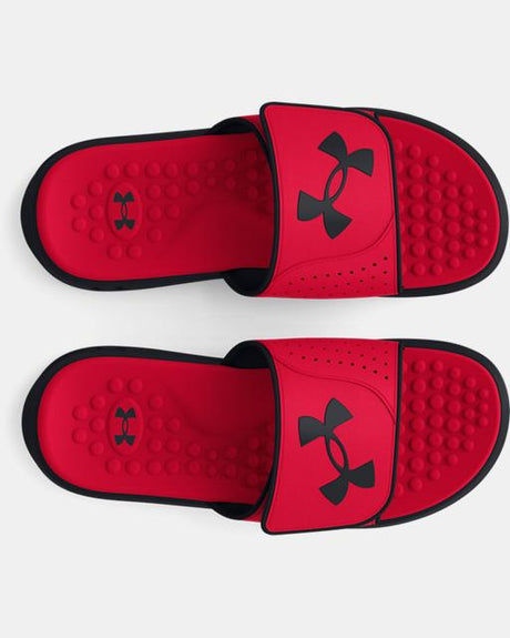 Under Armour Kids' UA Ignite 7 Pro Slide Sandal - Red/Black Red/Black