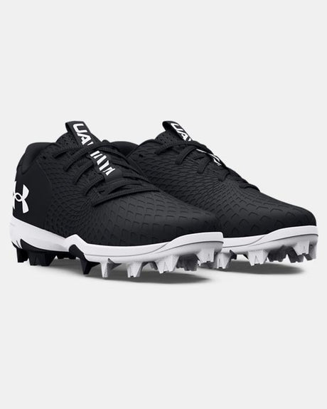 Under Armour Women's UA Glyde 2 RM Softball Cleat - Black/White Black/White