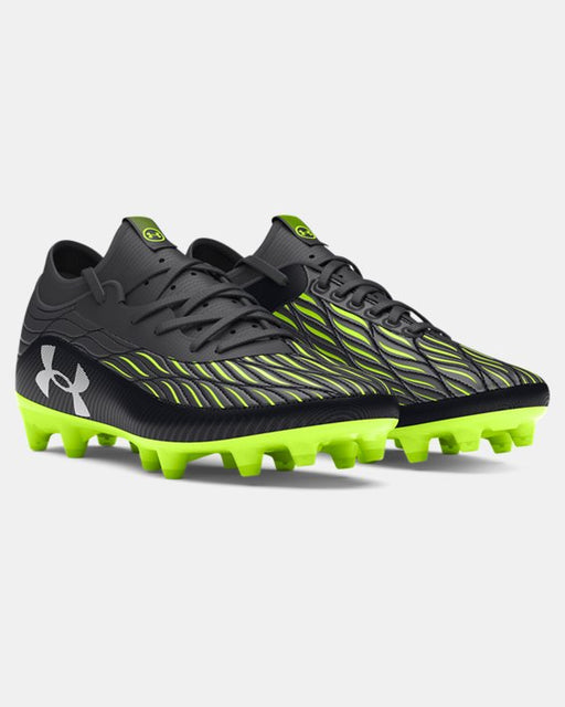 Under Armour Kids' UA Magnetico Select 4.0 FG Jr. Soccer Cleat - Black/Anthracite/White Black/Anthracite/White
