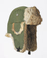 Mad Bomber Supplex Bomber Hat - Olive with Brown Rabbit Fur Olive