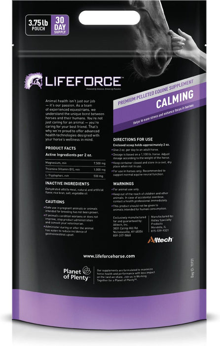 Hubbard Feeds Life Force Calming Horse Supplement