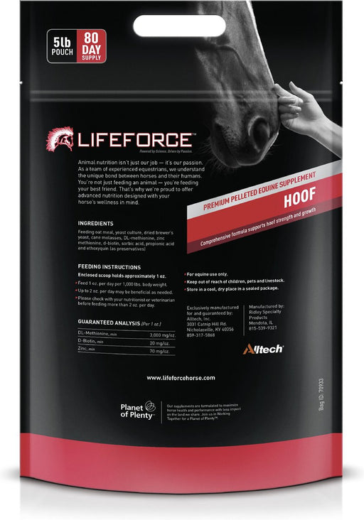 Hubbard Feeds Life Force Hoof Health Horse Supplement