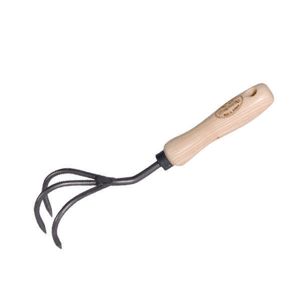 DeWit Garden Tools Short Handle 3-Tine Cultivator