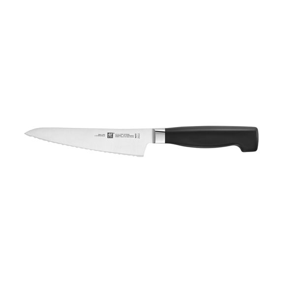 Zwilling Four Star 5.5-inch Serrated Prep Knife