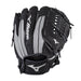 MIZUNO Prospect Series 11in PowerClose Baseball Glove LH Black-Smoke Black/smoke