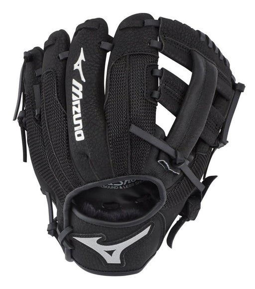 MIZUNO Prospect Series 9in PowerClose Baseball Glove RH Black Black