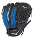 MIZUNO Prospect Series 10.5in PowerClose Baseball Glove LH Black-Royal Black/royal