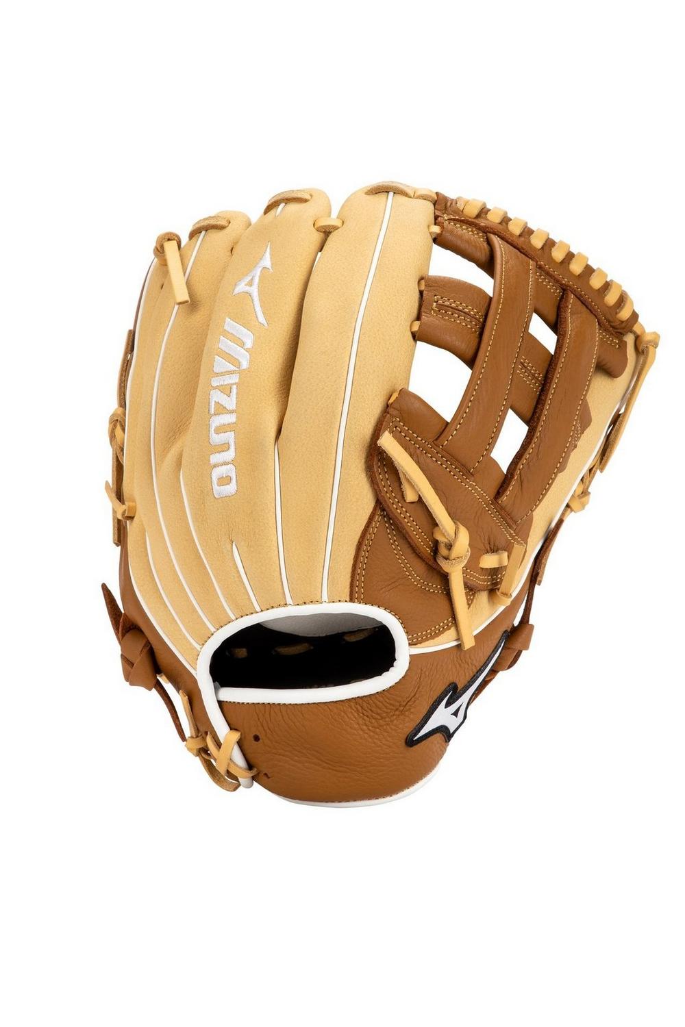 MIZUNO Lranchise Series 12.5in Outfield Baseball Glove RH Tan brown