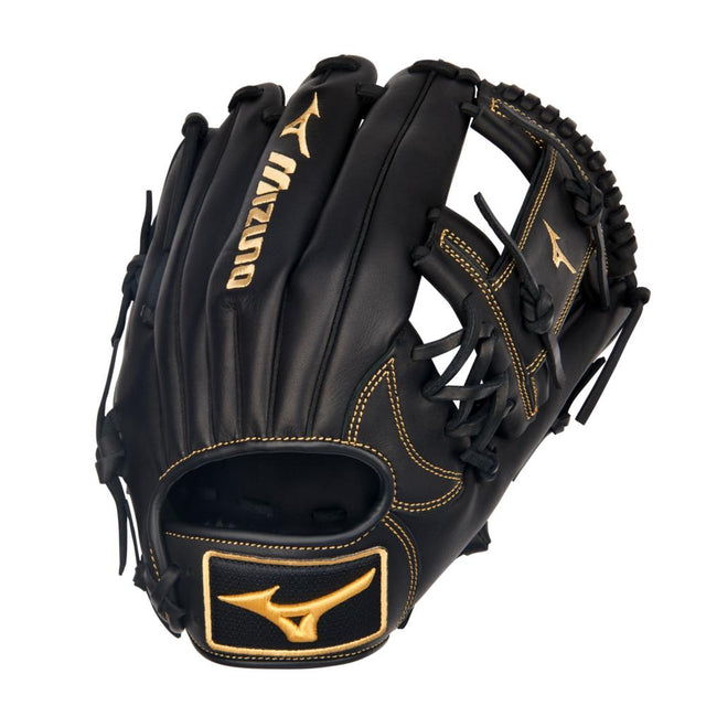 MIZUNO MVP Prime 11.5in Infield Baseball Glove LH Black almond