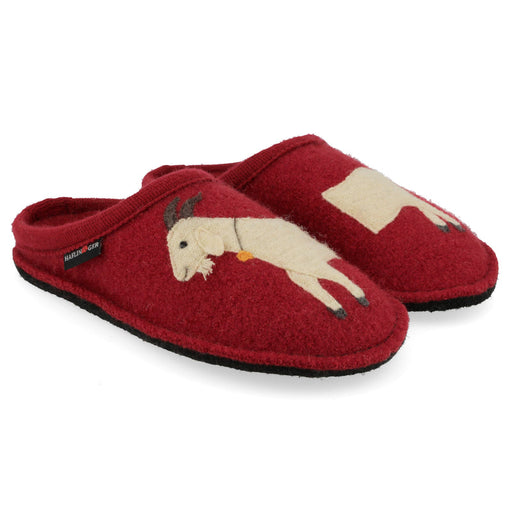 Haflinger Goat Clog Slipper Paprika