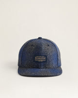 Pendleton Plaid Flat Brim Hat Nvy/oxford mix ombr