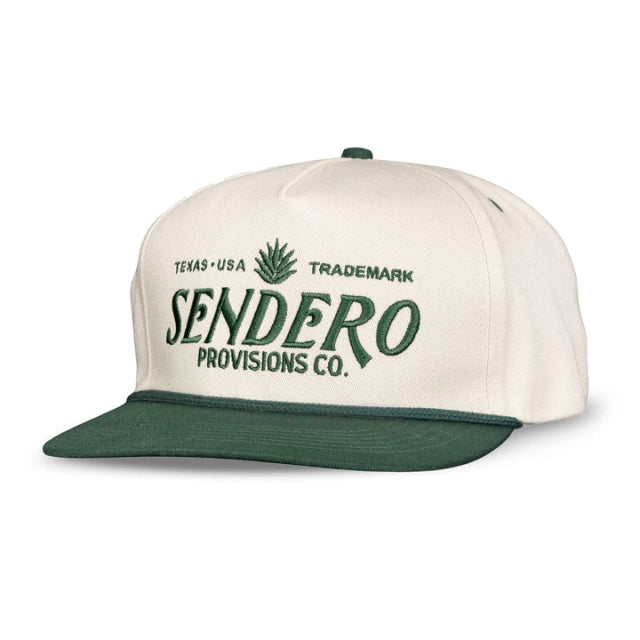 Sendero Logo Hat Cream/Green