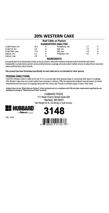 Hubbard Feeds 20% Western Cake