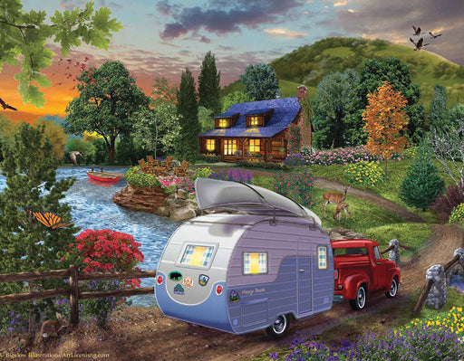 Sunsout Campers Coming Home 500 Piece Puzzle